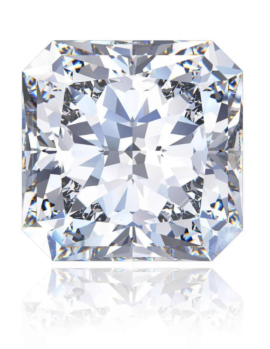 Lab Grown Radiant 2.72ct F VS1 IGI 530218059