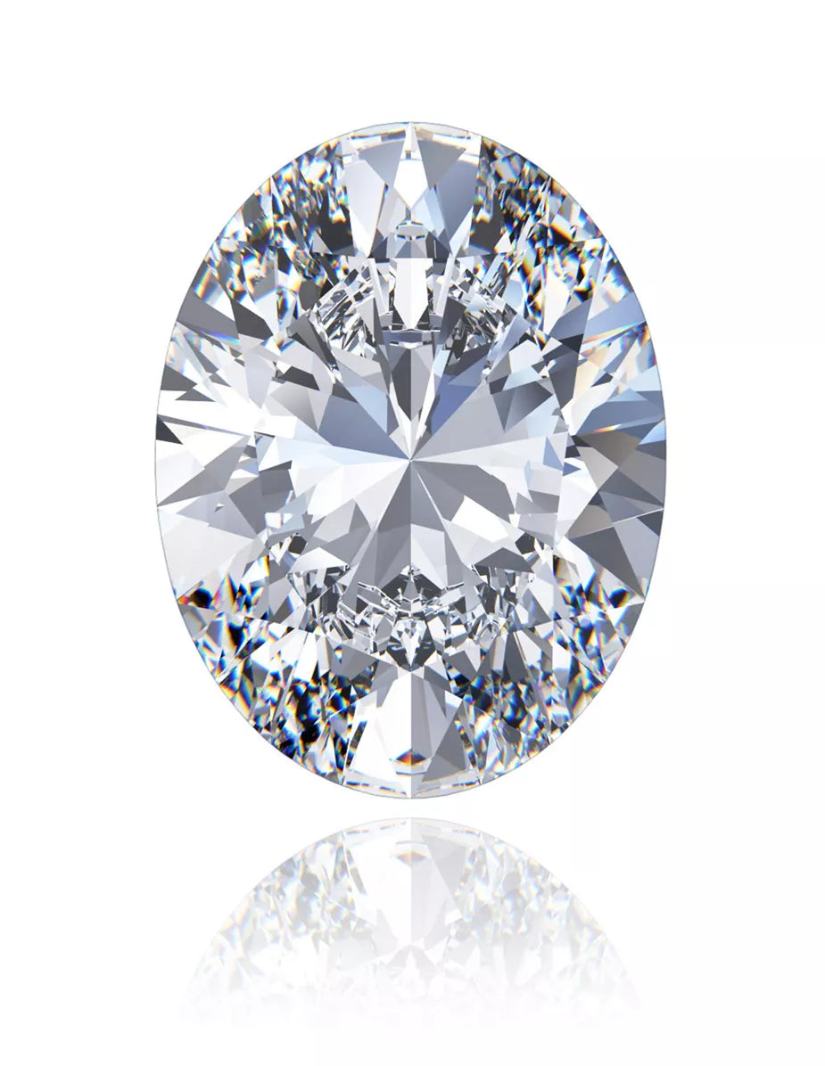 Lab Grown Oval 3.08ct E VS2 IGI 692533182
